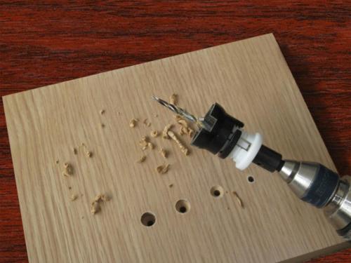 Countersink holes using CountersinkBuddy